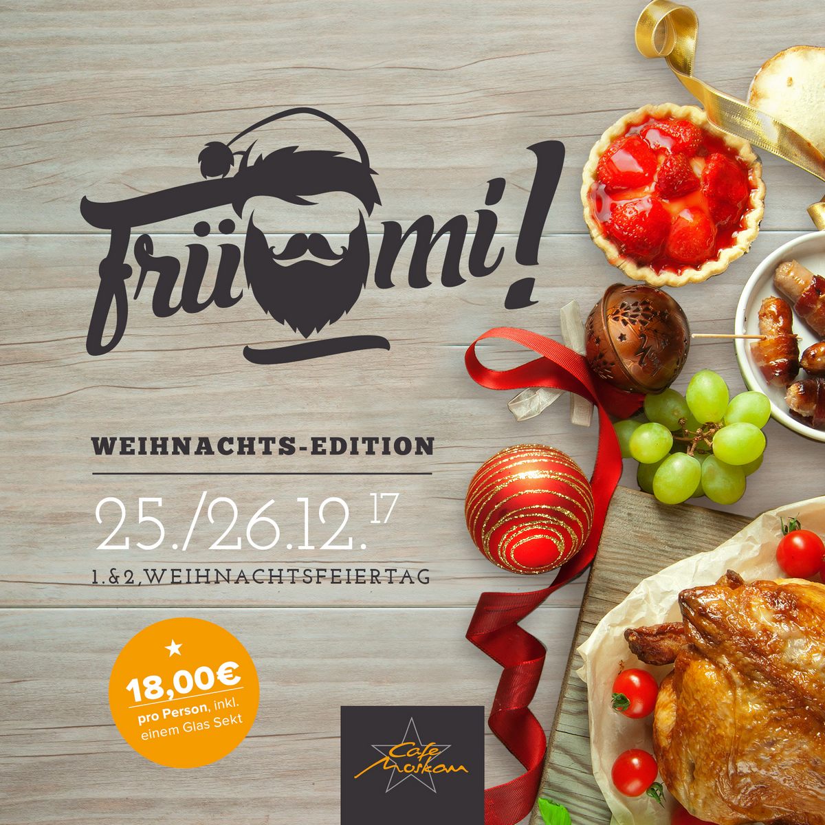 Frümi Weihnachtsedition  Angebote Cafe Moskau